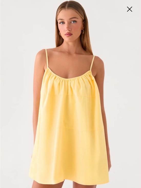 Peppermayo Dresses & Skirts - Peppermayo Yellow Lorima Mini Dress - Womens Size 6
